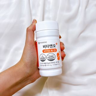 프리마인 성큼다가온 봄, 이너뷰티를 챙겨야 피부도 화사하게, 컨디션도 활기차게. 흡수율을 높인 고효율 비타민. — 5점을 준 리뷰어가 2022년 8월 올린 사용 사진