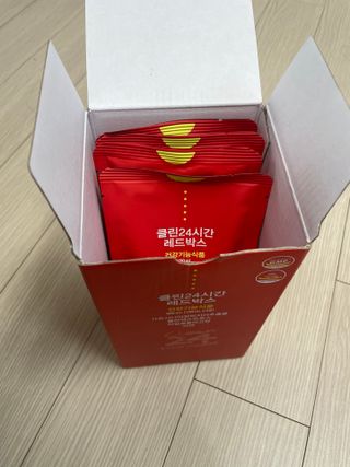 클린24시간 레드박스 1BOX(5포) + 전용보틀(500ml) — 5점을 준 리뷰어가 2024년 3월 올린 사용 사진