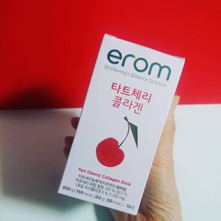 이롬 erom 타트체리 콜라겐 — 4점을 준 리뷰어가 2021년 4월 올린 사용 사진