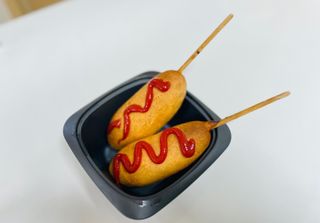 오마뎅 한우핫도그 — 4점을 준 리뷰어가 2021년 5월 올린 사용 사진