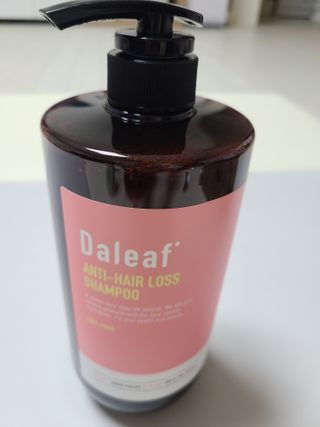 달리프 진저 베러 퍼퓸 탈모 완화 샴푸 1000ml 향 3종 — 5점을 준 리뷰어가 2021년 2월 올린 사용 사진