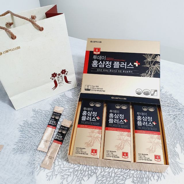 서울약사신협_투데이홍삼정플러스스틱_10g x 30포 리뷰 사진