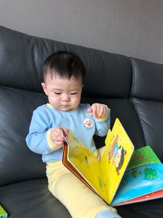 유비맘 캔디팡팡 내의/내복 상하 세트 — 4.5점을 준 리뷰어가 2021년 3월 올린 사용 사진