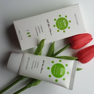 메타포레 12PM  카밍 선스크린 — 5점을 준 리뷰어가 2021년 8월 올린 사용 사진