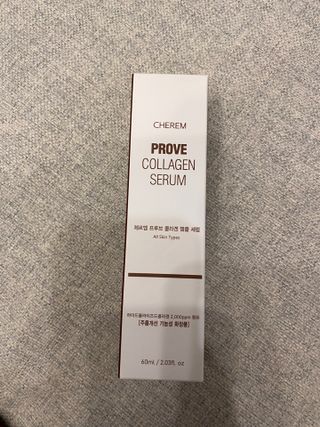 체르엠  프루브 콜라겐 앰플세럼 60ml 1병 — 3.5점을 준 리뷰어가 2022년 2월 올린 사용 사진