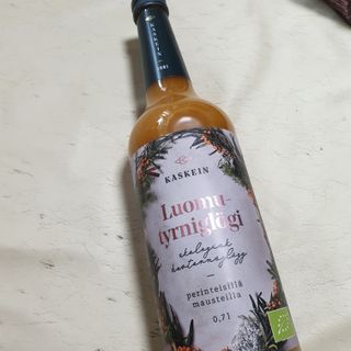 H365 [Kaskein Luomutyrniglögi] 핀란드 전통 무알콜 멀드와인 시벅톤 글로기 — 5점을 준 리뷰어가 2021년 4월 올린 사용 사진