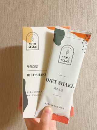 [맘메이크] 체중조절 다이어트 쉐이크 — 5점을 준 리뷰어가 2021년 8월 올린 사용 사진