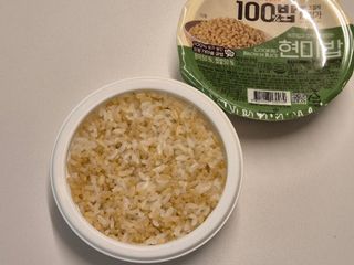 [구매평]양반 동원 양반 100밥 현미밥, 130g, 12개 — 5점을 준 리뷰어가 2025년 4월 올린 사용 사진
