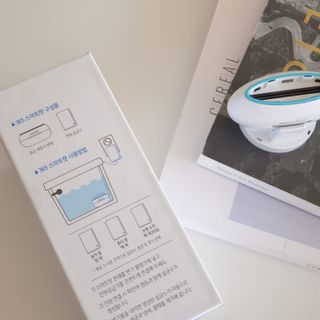대림 디움 대림바스 365 스마트팟 자동 변기 살균 세정제 — 5점을 준 리뷰어가 2021년 5월 올린 사용 사진