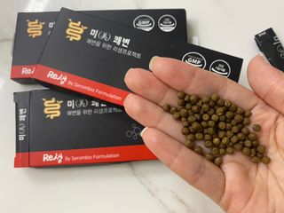 새롬바이오 리생 [미쾌변] 차전자피 식이섬유 건강기능식품 3팩 — 5점을 준 리뷰어가 2021년 6월 올린 사용 사진