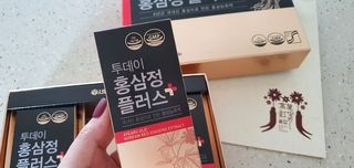 서울약사신협_투데이홍삼정플러스스틱_10g x 30포 — 5점을 준 리뷰어가 2021년 2월 올린 사용 사진