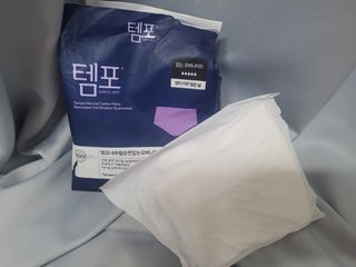 N[템포 ] 패드 내추럴 순면 입는 오버나이트 5P * 2개 — 4점을 준 리뷰어가 2024년 4월 올린 사용 사진