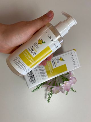 랑벨 내츄럴 딥 포어 클렌저 210ml (저자극 약산성 천연 클렌징 젤) — 5점을 준 리뷰어가 2022년 3월 올린 사용 사진