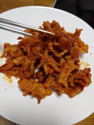 불타 호랑이 닭발 250g — 5점을 준 리뷰어가 2021년 7월 올린 사용 사진