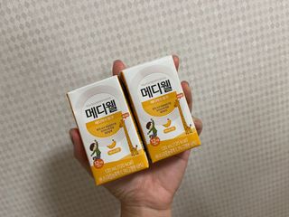 메디웰 페디아드링크 미니 바나나맛 — 5점을 준 리뷰어가 2022년 8월 올린 사용 사진