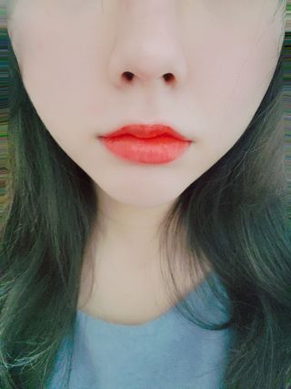 [블랙루즈]하프앤하프틴트 10종 中 택1+랜덤1 — 5점을 준 리뷰어가 2021년 2월 올린 사용 사진