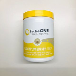 프로티원 단백질쉐이크 곡물맛 2주분 1통+보틀 — 4.5점을 준 리뷰어가 2021년 4월 올린 사용 사진
