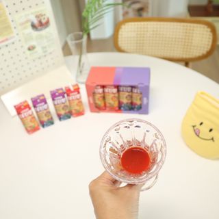 [롯데칠성] 야채듬뿍 더'진한 [롯데칠성] 야채는 이제 COLORFULL! 야채듬뿍  더 진한 레드 4개 +퍼플 4개 (총 8개) — 5점을 준 리뷰어가 2023년 6월 올린 사용 사진