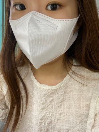 끌린에르 스포츠 귀편한 새부리형 마스크 (뉴컬러포함) — 5점을 준 리뷰어가 2022년 5월 올린 사용 사진