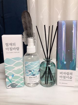 르플랑 제주 센티드 디퓨저 패브릭 퍼퓸 세트 5종 중 택1 — 5점을 준 리뷰어가 2021년 8월 올린 사용 사진