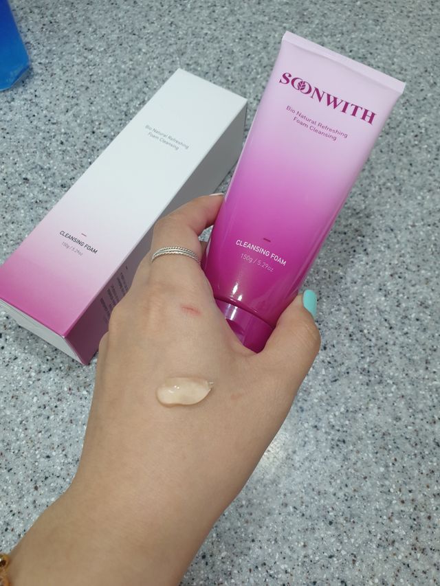 SOONWITH 바이오 내추럴 리프레싱 폼클렌징 리뷰 사진