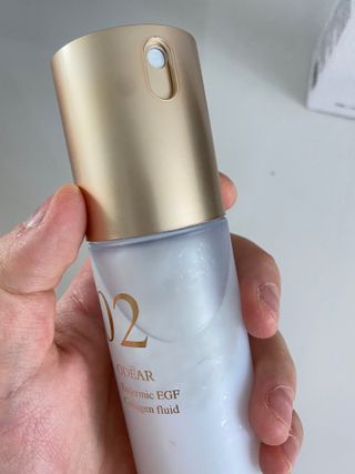 ODEAR ENDERMIC EGF COLLAGEN FLUID 오데어 엔더믹 이지에프 콜라겐 플루이드 — 3점을 준 리뷰어가 2022년 4월 올린 사용 사진