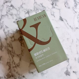 [뷰캔] 건강한 식사대용 앰퍼샌드 단백질 쉐이크 초코&말차 50g — 5점을 준 리뷰어가 2022년 6월 올린 사용 사진