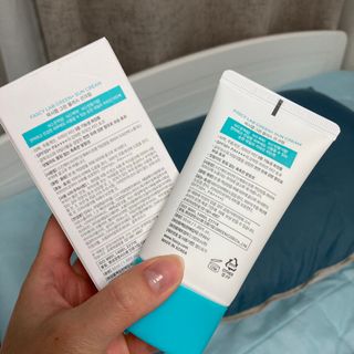 파시랩 그린 플러스 선크림 — 5점을 준 리뷰어가 2021년 6월 올린 사용 사진
