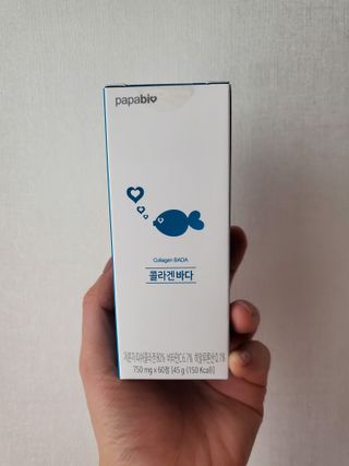 파파비오랩 승무원 콜라겐 콜라겐바다 — 5점을 준 리뷰어가 2021년 1월 올린 사용 사진