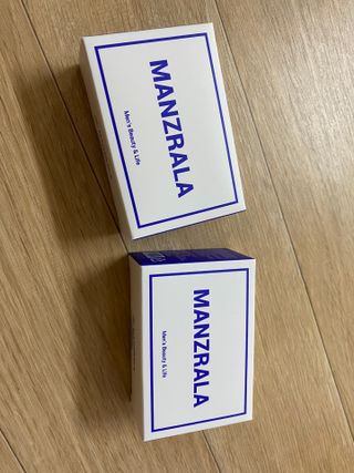 맨즈랄라 라이브캠페인 올인원블루샤워바2개+올인원로션1개 — 5점을 준 리뷰어가 2021년 6월 올린 사용 사진