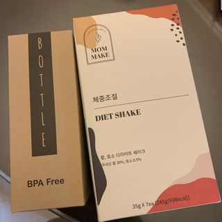 [맘메이크] 체중조절 다이어트 쉐이크 — 5점을 준 리뷰어가 2021년 8월 올린 사용 사진