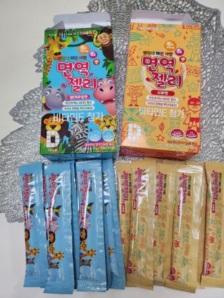 다나음 셀렌에 빠진 아연면역젤리 열대과일맛+사과맛 — 5점을 준 리뷰어가 2023년 8월 올린 사용 사진