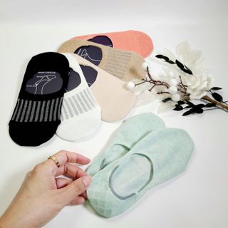 [사이즈가 있는 양말 필로이]여자 덧신 6족 선물 세트_나를 위한 선물 o r마음을 전하는 선물【 S, M, L 】 — 5점을 준 리뷰어가 2022년 6월 올린 사용 사진