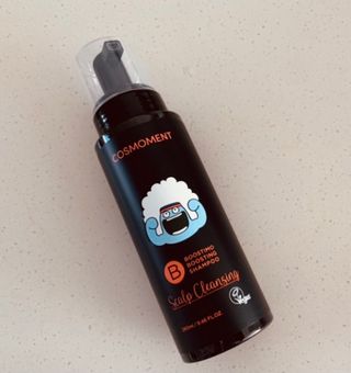 코스모먼트 부스티모 부스팅샴푸60ml + 비듬세정 진정샴푸50ml — 5점을 준 리뷰어가 2021년 11월 올린 사용 사진