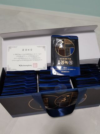 광동생활건강 [광동] 바르게 만든 녹용, 광동정녹청 — 5점을 준 리뷰어가 2021년 11월 올린 사용 사진