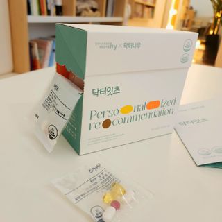 [닥터잇츠] 개인맞춤형 건강기능식품_2종 중 택 1 — 5점을 준 리뷰어가 2024년 1월 올린 사용 사진