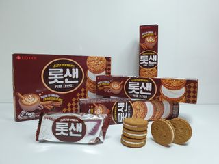 롯데제과 롯샌 카페크런치 — 4점을 준 리뷰어가 2021년 10월 올린 사용 사진