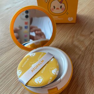 아토팜 톡톡 페이셜 선팩트 SPF43 PA+++ — 4.5점을 준 리뷰어가 2021년 3월 올린 사용 사진