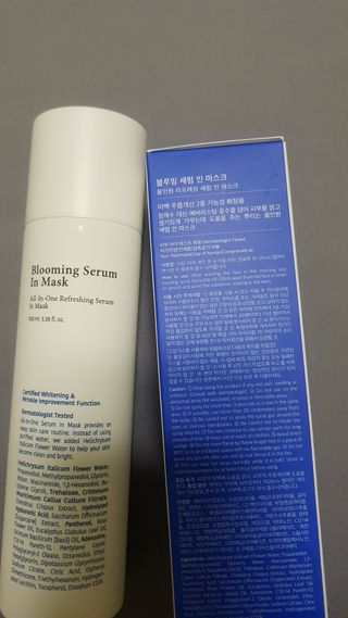 키노닉스 블루밍 세럼 인 미스트 — 5점을 준 리뷰어가 2021년 9월 올린 사용 사진
