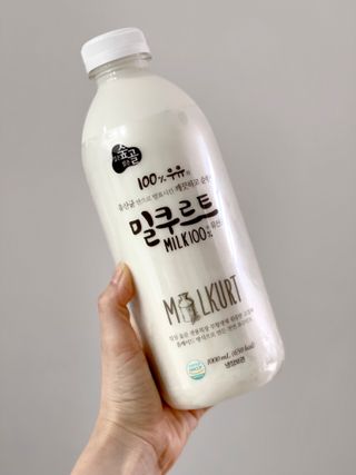 숲골 요거트 익는 마을 패밀리 무가당 요구르트 밀쿠르트 1000ml — 5점을 준 리뷰어가 2021년 12월 올린 사용 사진