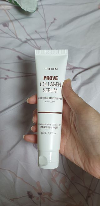체르엠  프루브 콜라겐 앰플세럼 60ml 1병 — 5점을 준 리뷰어가 2022년 2월 올린 사용 사진