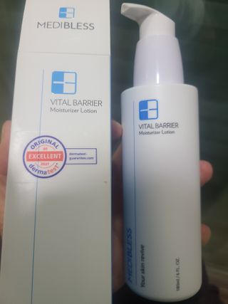 메디블레스 바이탈 베리어 로션 — 5점을 준 리뷰어가 2022년 5월 올린 사용 사진