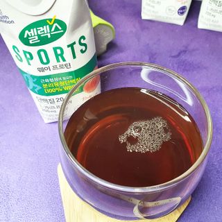 셀렉스스포츠 셀렉스 스포츠 웨이 프로틴 복숭아_ 330ml x 12팩 — 5점을 준 리뷰어가 2021년 3월 올린 사용 사진