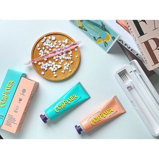 코랄리에 충치예방 고불소치약 (솔트+민트) — 5점을 준 리뷰어가 2023년 9월 올린 사용 사진