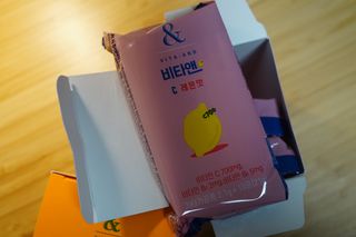 비타앤C 레몬맛, 망고맛 — 5점을 준 리뷰어가 2021년 5월 올린 사용 사진