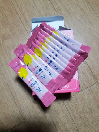 비타앤C 레몬맛, 망고맛 — 5점을 준 리뷰어가 2021년 5월 올린 사용 사진