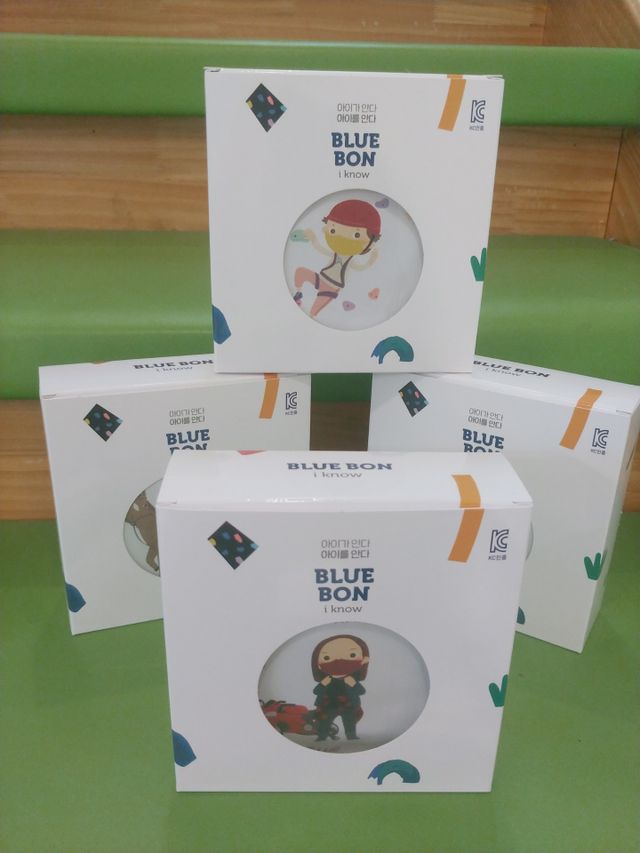 [블루 본 아이노우] 유아용 컬러마스크 40 PCS SET 2중 택 1 리뷰 사진