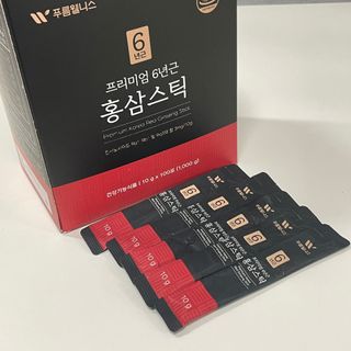 [푸름웰니스] 프리미엄 6년근 홍삼스틱 3mg x 100포 — 5점을 준 리뷰어가 2022년 3월 올린 사용 사진