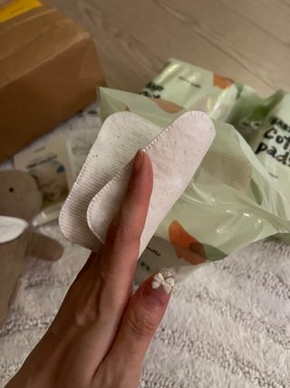 디어엘로디 유기농 무표백 건티슈 60매 — 5점을 준 리뷰어가 2022년 8월 올린 사용 사진