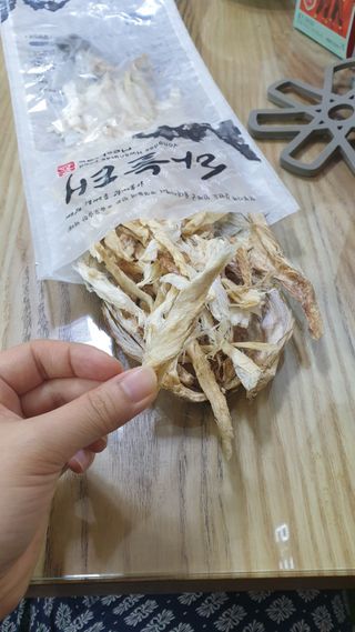 [오늘바스켓] 용대리 손질하늘태 130g — 5점을 준 리뷰어가 2021년 5월 올린 사용 사진